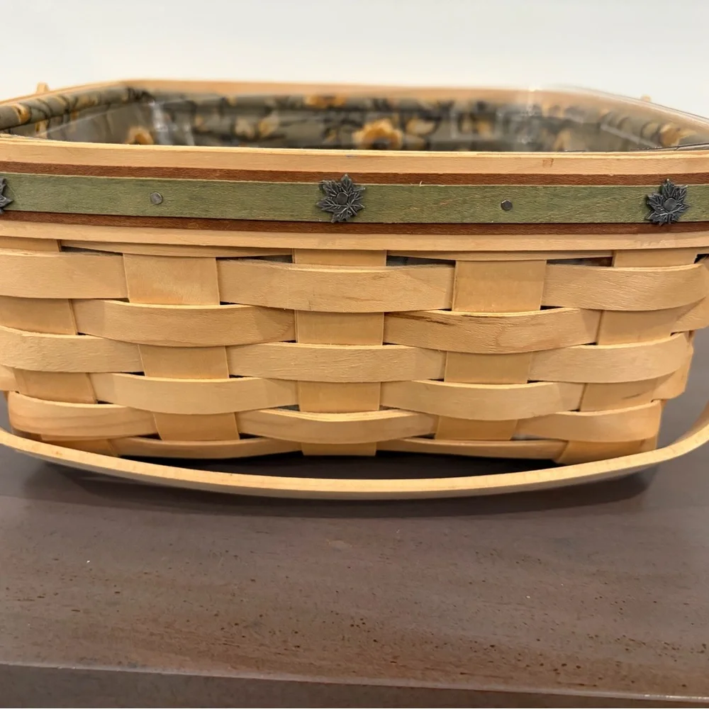 Longaberger Bountiful Harvest Basket Handmade in Ohio signed by Judy and Jerry